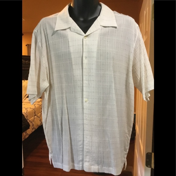 Elliott Mens White Short Sleeve shirt size XL - Picture 1 of 4